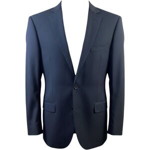 Marks & Spencer‎ Suit Jacket Men 36 Medium Navy Super Slim Fit Stretch Blazer